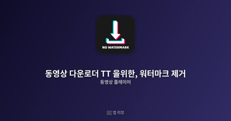 틱톡 동영상 다운로더, 워터마크 제거 다운로드 전 필독 | 꿀팁 모음 한 번에 끝!